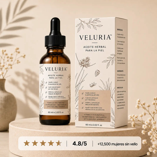 Aceite Reductor de Vello Facial - Fórmula 100% Natural